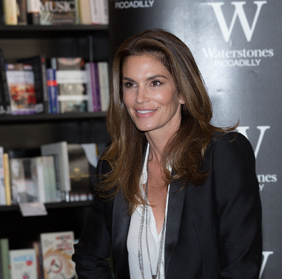 Cindy Crawford at the Becoming book signing at Waterstones Piccadilly in London